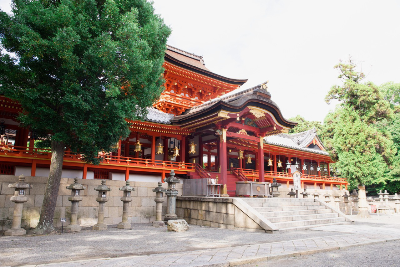 石清水八幡宮の本殿。