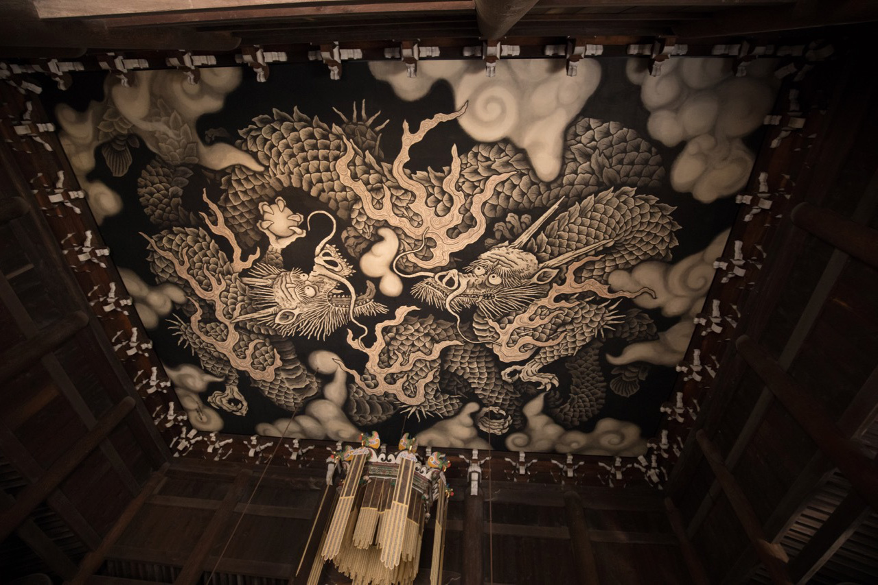 伏見稲荷の狐像